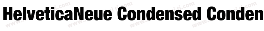 HelveticaNeue Condensed Condensed R字体转换